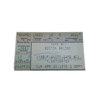 1998 Washington C API Tals Nhl Playoff Ticket Stub Vs. Bruins 4/26 2OT Juneau Goal - $25.00