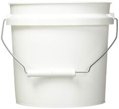 Leaktite 744456 1-Gallon White Plastic Pail Paint Pail/Container - $19.54