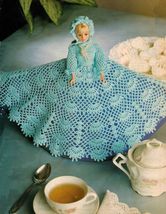 Elegant Decorative PRETTY PRINCESS 11&quot; DOLL Crochet Table Decor Pattern - $5.99