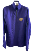 Colosseum Athletics Adult Womens LSU Tigers 1/4 Zip Jacket Purple-Large - £48.84 GBP
