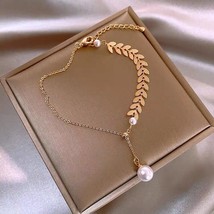 2020 Korean new design fashion jewelry personality simple metal wheat ear bracel - £9.16 GBP