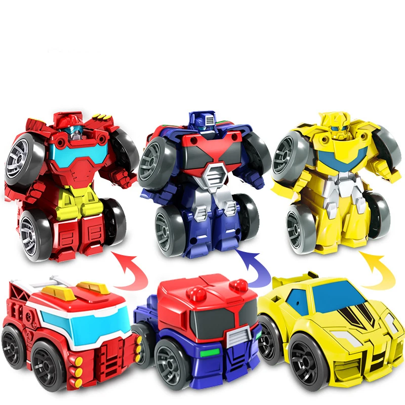 Deformation Robot Car Robot Toy Dinosaur Collection Doll Anime Action Doll - £12.22 GBP