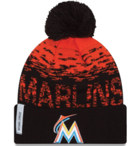 Miami Marlins New Era Black/Orange Clubhouse On-Field Sport Knit Hat Women&#39;s NWT - £14.67 GBP