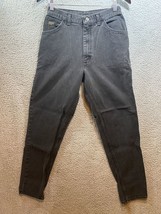 Wrangler For Women Black Denim Jeans Size 20x32 VTG - £10.61 GBP
