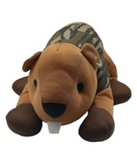 Mossy Oak Beaver Plush Stuffed Animal Brown Camouflage Camo Vest 2020 Ta... - £9.63 GBP