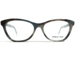 Robert Marc MAIKAI-BR Eyeglasses Frames Clear Blue Brown Gray Horn 50-18... - $37.18