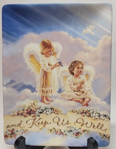 Bradford Exchange Plate, Bless Our Home Series &quot;and Keep Us Well&quot; 8&quot;T x 6&quot;W - $24.74