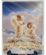 Bradford Exchange Plate, Bless Our Home Series &quot;and Keep Us Well&quot; 8&quot;T x 6&quot;W - £19.89 GBP