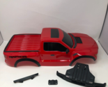 Traxxas Ford Raptor Complete (Red) Body With Original Bumper &amp; Spacer - £63.79 GBP