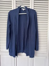 Banana Republic Womens Size Medium Cardigan Sweater  Blue Long Sleeve Op... - $14.55