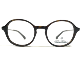 Brooks Brothers Eyeglasses Frames BB2012 6001 Tortoise Silver Round 47-19-135 - £43.77 GBP