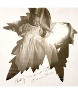 C1920 RPPC Baby Photo Maple Leaf Silhouette Ruby Butler Unposted Antique... - $27.32 CAD