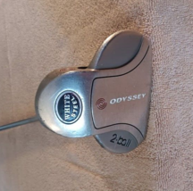 TZ GOLF - Odyssey White Steel 2-Ball Double Bend Putter - 34&quot; Right Handed - £55.60 GBP