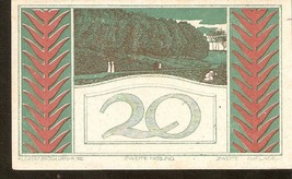 Austria Die Gemeinde PUCHENAU 20 heller 1920 Austrian Notgeld 2. auflage - £2.35 GBP