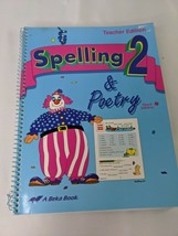 A Beka Spelling and Poetry 2 Teachers Edition 3rd Ed #2 - £10.05 GBP