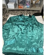 Vintage Button Up Shirt Size Sheer Floral Embroidered - $15.00