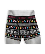 Ugly Christmas Lights Boxer Briefs Trunks Underwear Undies Funny 1 Pair ... - $19.48 CAD