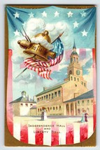 4th Of July Independence Day Postcard Hall Liberty Bell Philadelphia Tuck 109 - £19.29 GBP