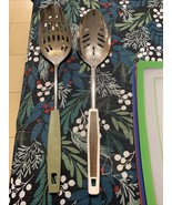 1 Vtg Ekco &amp; 1 Vtg Japan Slotted Spoon MCM Cooking Utensils - $14.85