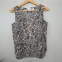 Chico&#39;s | Leopard Tank Blouse, Chico&#39;s size 0 or small 4 - £15.21 GBP