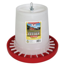 11 Pound Plastic Hanging Poultry Feeder  - Little Giant Hanging Poultry Feeder - £30.32 GBP