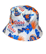 NY METS Coors Light Beer Hawaiian White Bucket Hat Rare - $31.53 CAD