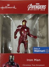 New 2018 Hallmark Walmart Exclusive Marvel IRON MAN Christmas Ornament Red Box - £11.89 GBP