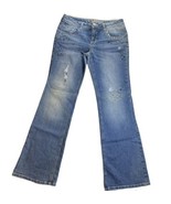 Justice Girls Simply Low distressed Denim Jeans Size 18R See Pics/ Descr... - $13.20