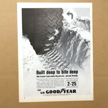 1964 Goodyear 190 Tractor Type Winter Tires 3M Record Changer Print Ad 1... - $7.20