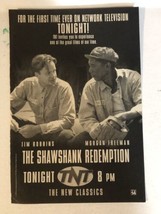 Shawshank Redemption Tv Guide Print Ad Morgan Freeman Tim Robbins TPA15 - £4.72 GBP