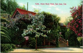 Vtg Postcard Cafe Alum Rock Park San Jose, CA Unused - £5.43 GBP