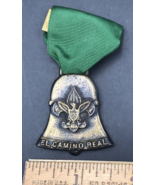Boy Scout BSA El Camino Real CA Historic Award Trail Medal w/ Ribbon Pin... - £9.58 GBP