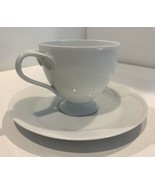 Hutschenreuther Fleuron White Chloe Cup and Saucer (3 Available) - £19.80 GBP
