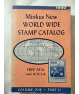 Minkus New World Wide Stamp Catalog Free Asia and Africa V. 1 Pt. 2 1980 - $29.12