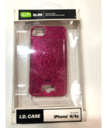 Case-Mate Slim I.D Cover case Holder for iPhone 4/4S (Pink Sparkle) - £7.03 GBP