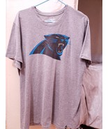 Forty Seven Men’s NFL Carolina Panthers Grey T Shirt Medium - £26.78 GBP