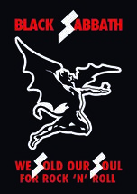 BLACK SABBATH We Sold Our Souls for Rock &#39;N&#39; Roll FLAG CLOTH POSTER BANN... - £15.73 GBP