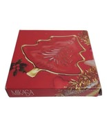 Mikasa Yuletide Tree Gold 5&quot; Sweet Dish WY156/503 With Box - £6.04 GBP