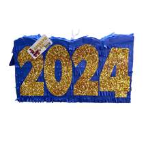 2024 Glitter Pinata, Perfect for New Years Eve, Sparkling Gold Design, Graduatio - $39.99