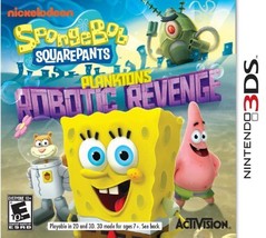 SpongeBob SquarePants: Plankton&#39;s Robotic Revenge - Nintendo 3DS [video game] - £39.10 GBP