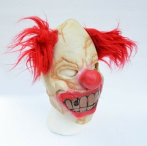 Scary Halloween Clown Mask with Hair Costume Party Crackers the Clown - £11.25 GBP