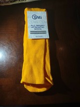 Tag All Sport Athletic Sock Gold Fits Men 9.5-13 - £17.84 GBP