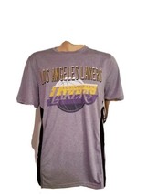 LA Los Angeles Lakers Spellout Lebron James LBJ Jersey Shirt Mens Medium New NWT - $19.59