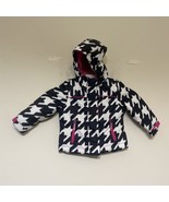 Cherokee Girls Coat Hoodie Winter Size 18 Black And White Pattern Printed - £11.50 GBP