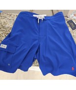 POLO RALPH LAUREN MEN&#39;S CLASSIC FIT ROYAL BLUE BOARD SWIMSUIT SIZE SMALL... - $34.16