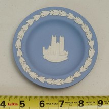 Wedgwood Jasperware Blue Small Plate Westminster Abby Made In England - £11.92 GBP