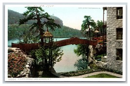 Rustic Bridge Lake Mohonk New York NY UNP Detroit Publishing DB Postcard O15 - £3.07 GBP