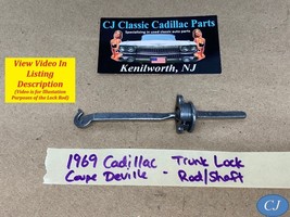 OEM 1969 Cadillac Deville TRUNK LOCK ROD SHAFT WITH  COUPLING - $197.99