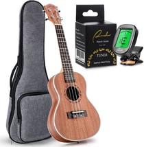 Ranch Left Handed Tenor Ukulele 26 Inch Professional Wooden, Classical Black. - £76.43 GBP