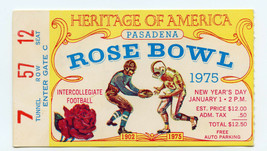 1975 Rose Bowl Ticket Stub - Ohio St.Buckeyes vs USC Trojans 1/1/75 - £39.41 GBP